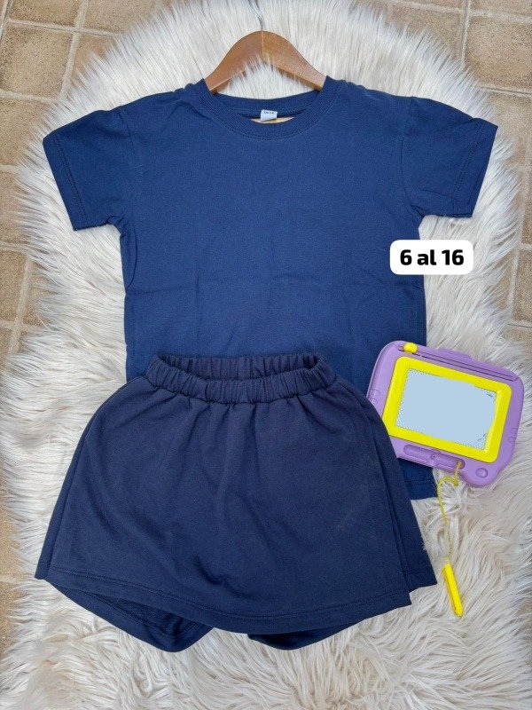 Producto - LINEA CHIKIS Combo short pollera