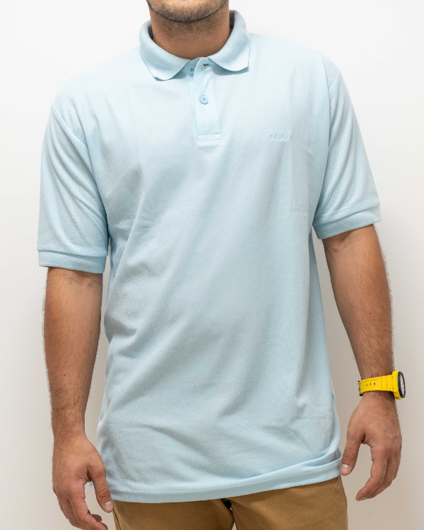 Producto - Chomba Madrid celeste agua