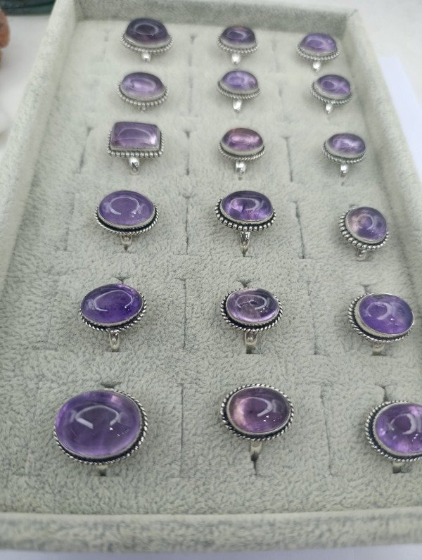 Producto - Anillo de Baño de Plata en Amatista - 6