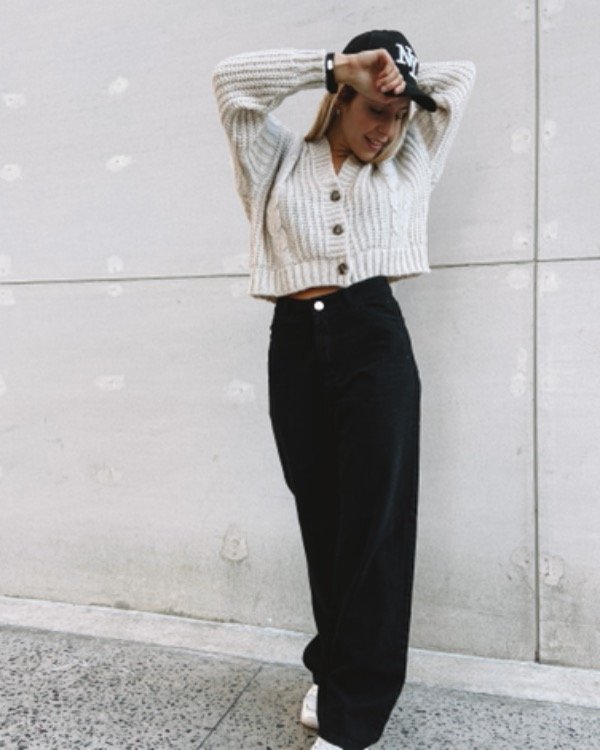 Jean Wide leg negro - Lupita Store