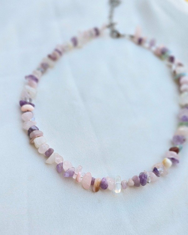 Producto - Collar Escallas mix nacar y amatista