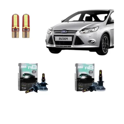 Producto - Kit Cree Led R8 Luz Baja Y Alta Ford Focus 2010-2025
