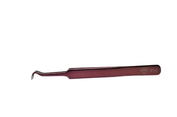 Producto - Pinza curva nano ROSE P-35