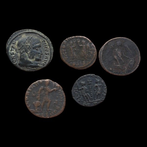 Producto - Lote Nro 1 - Imperio Romano 5 Monedas a clasificar
