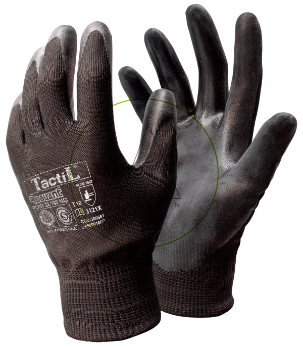 Producto - Guante de Tela con Palma Engomada Táctil
