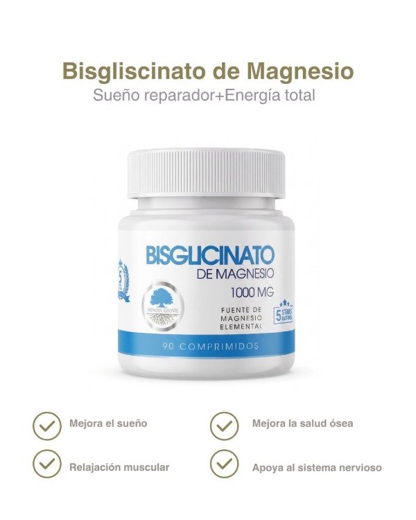Producto - Magnesio Bisglicinato 1000 Mg /90 comprimidos - 1