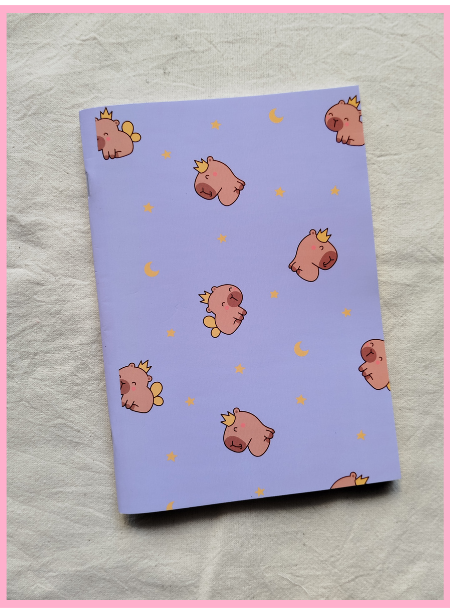 Producto - Cuaderno flexible abrochado - Modelo CapibaraLove
