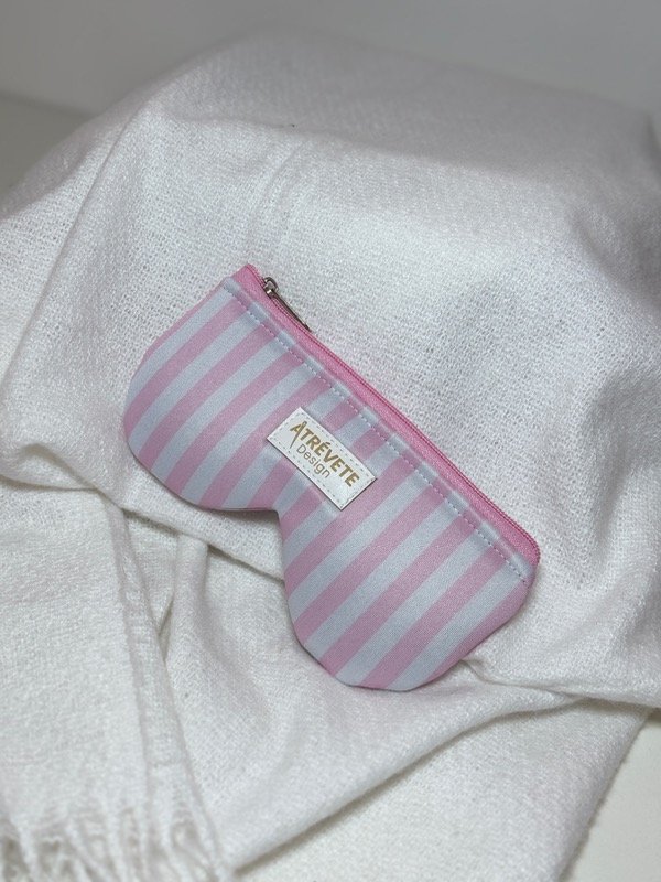 Producto - Porta lentes Emilia - Rayas Rosa