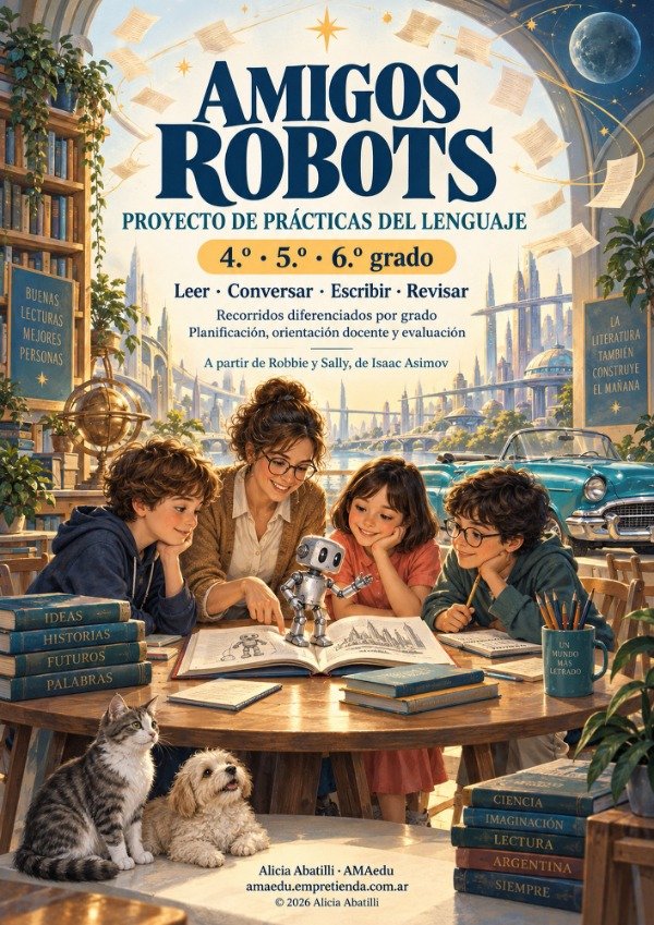 Producto - Pack AMIGOS ROBOTS (Ciencia Ficción, Segundo Ciclo) - 8