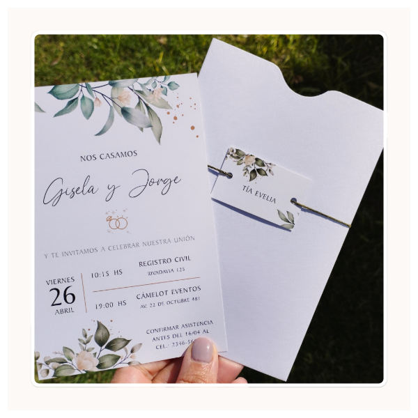 Producto - Invitaciones impresas con estuche - 4