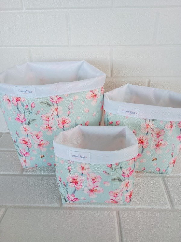 Producto - Combo Cestos Impermeables Flor de Cerezo