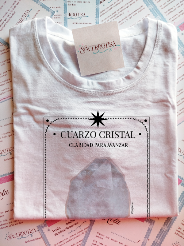 Producto - Remera CUARZO CRISTAL - Claridad para avanzar