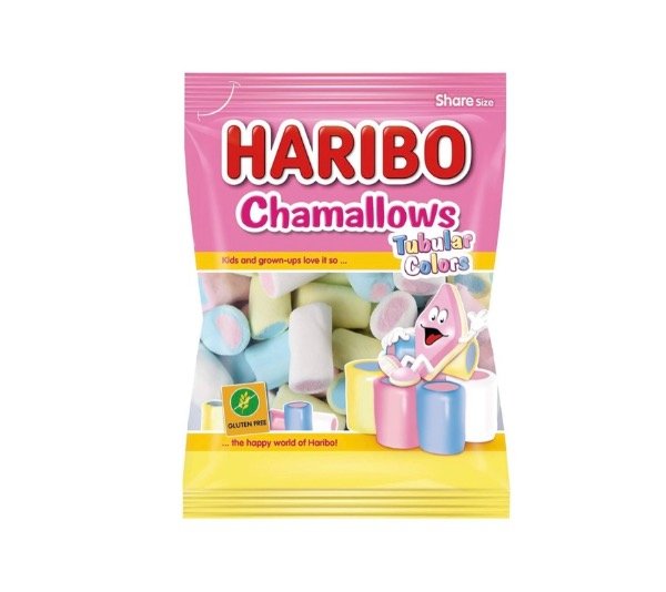 Producto - Haribo chamallows Tubular colors 250gr