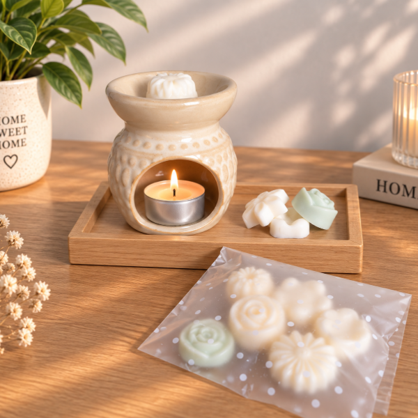 Producto - Combo Bienestar - Hornito + Vela de noche + wax melts - 11