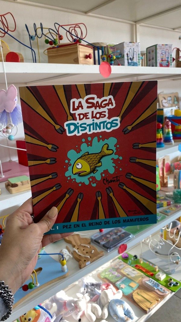 Producto - Libro- Historieta infantil  "La saga de los distintos" de Chanti