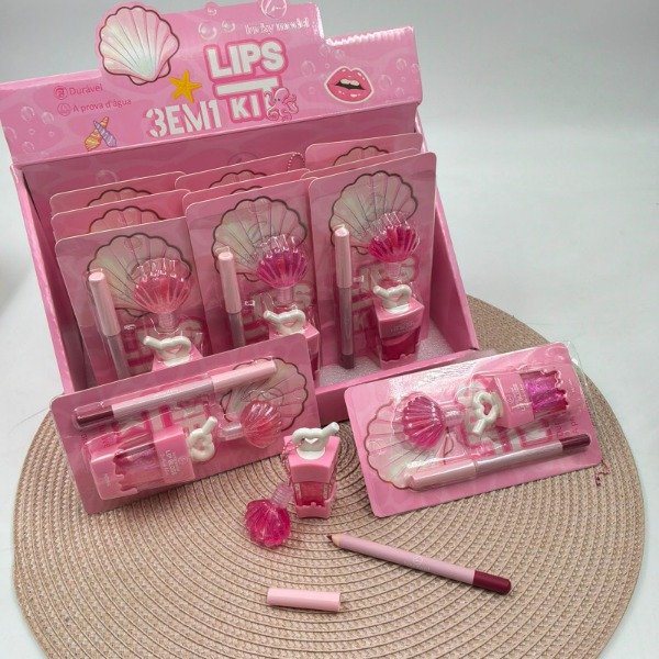 Producto - Set labial metalizado, glos y lapiz