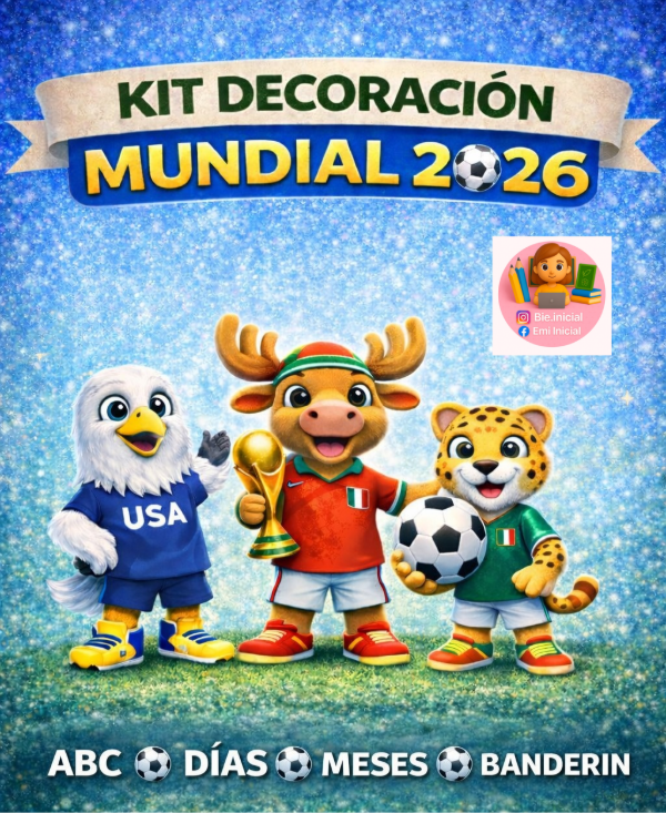Producto - "KIT DECORACIÓN: MUNDIAL 2026"
