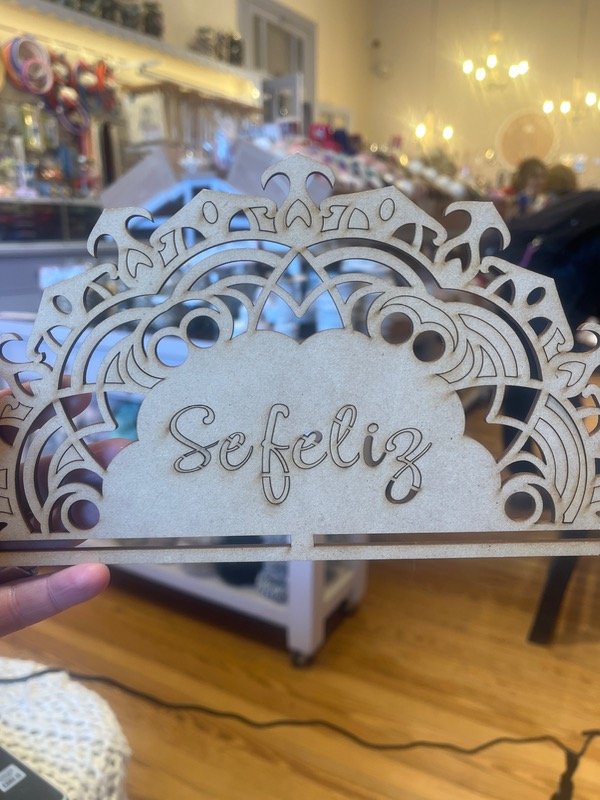 Producto - Soporte para macramé SE FELIZ