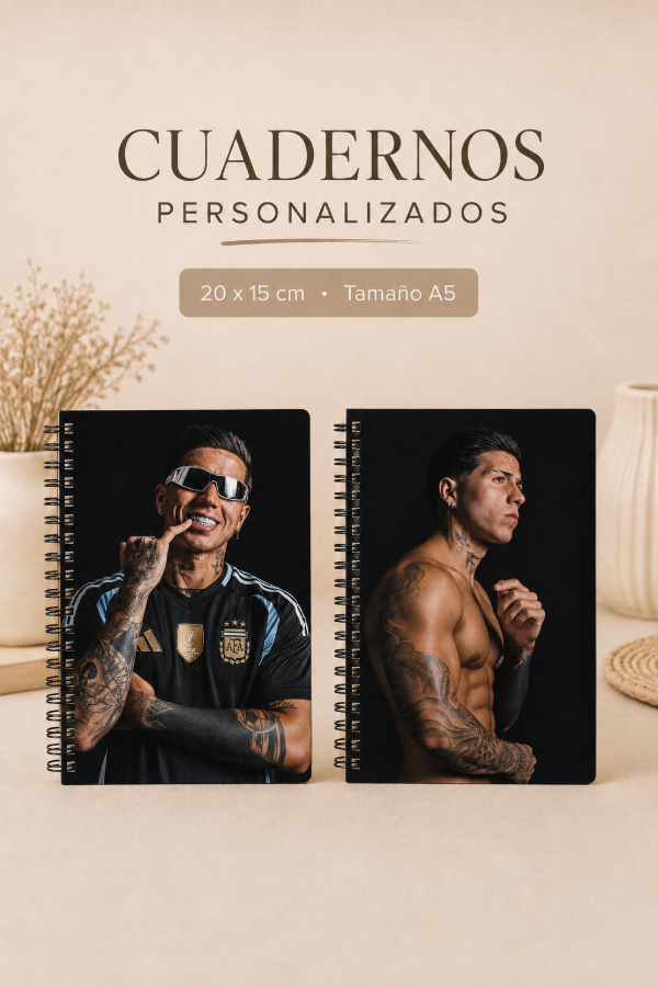 Producto - Cuaderno A5 PERSONALIZADO