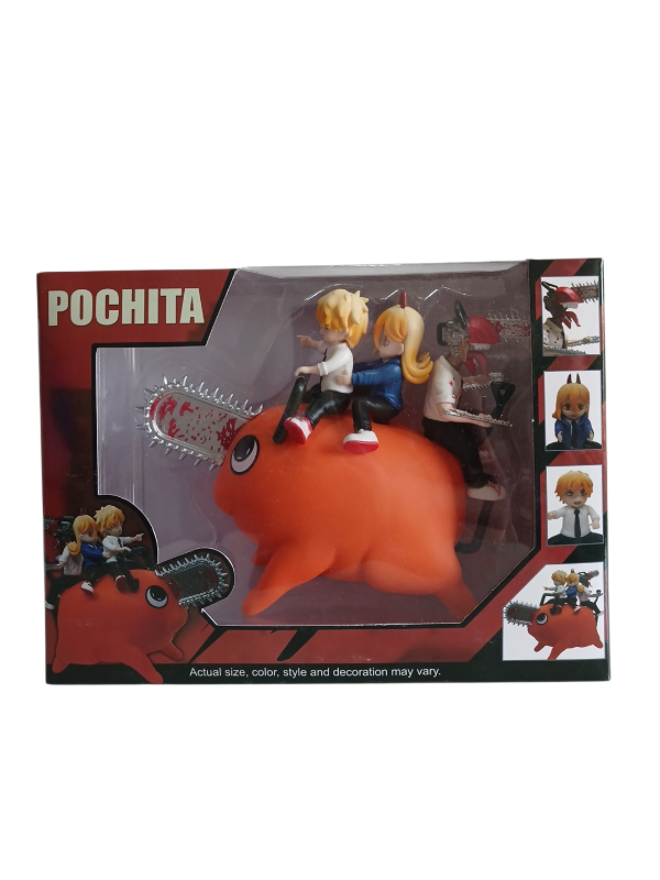 Producto - Figura Pochita Chainsaw Man Motosierra Premium Importada - 3