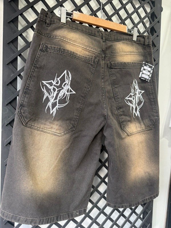 Producto - Bermuda super baggy gris oscura - 1