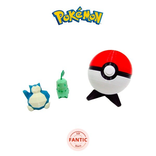 Producto - POKEBOLA CLÁSICA IMANTADA + 2 POKEMONES