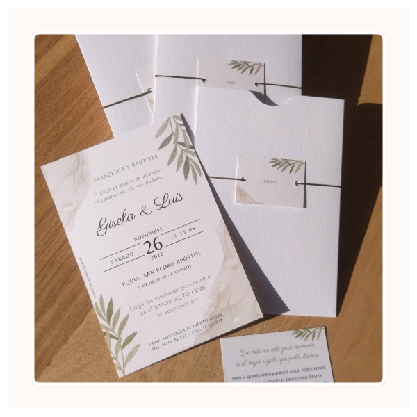 Producto - Invitaciones impresas con estuche - 0