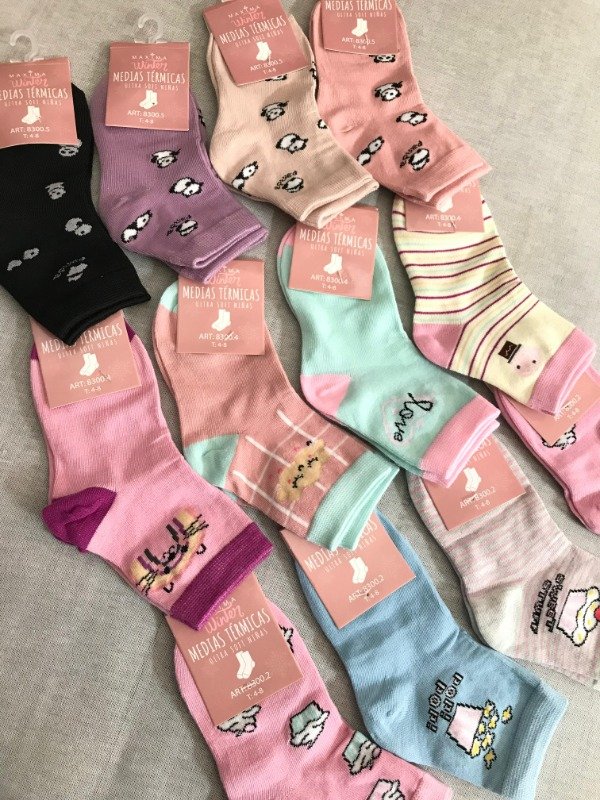 Producto - PACK X3/X12 MEDIAS NIÑAS - MAXIMA 8300