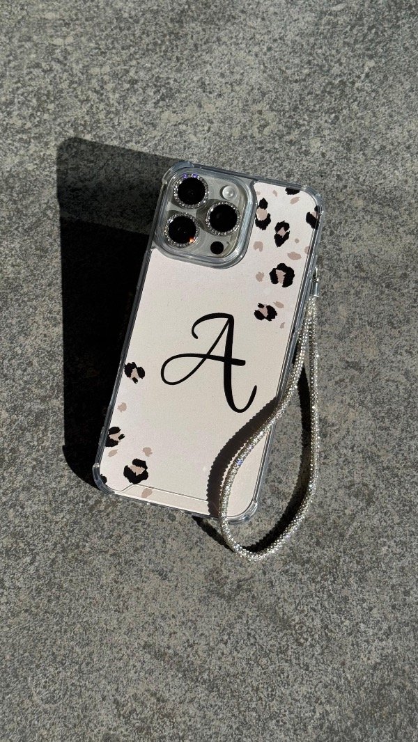 Producto - Case personalizada print + colgante strass plata