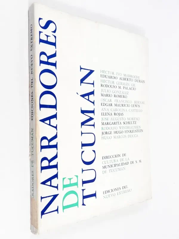 Producto - Narradores De Tucumán Del Nuevo Extremo Marrochi Durán Gil