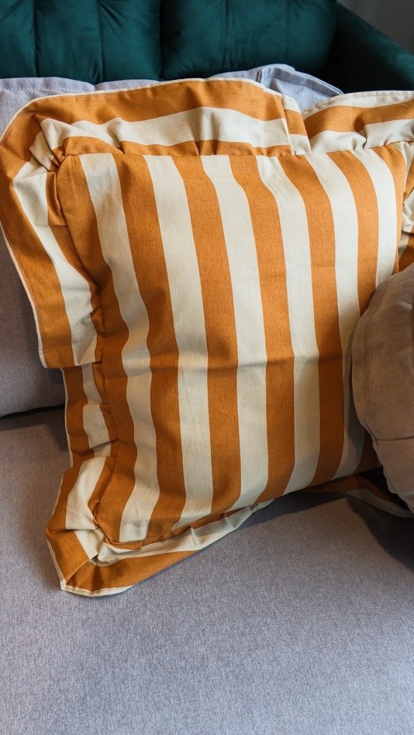 Producto - FUNDA ALMOHADON BOHO POP RAYAS - 1