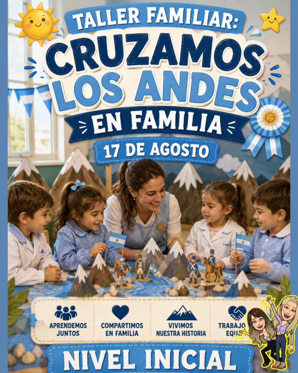 Producto - TALLER CON LAS FAMILIAS. CRUZAMOS LOS ANDES EN FAMILIA. NIVEL INICIAL