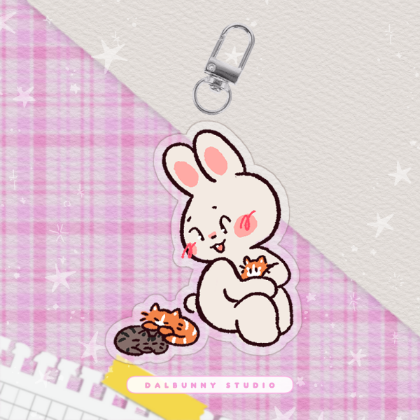 Producto - Leebit Cat Dad - SKZoo Llavero