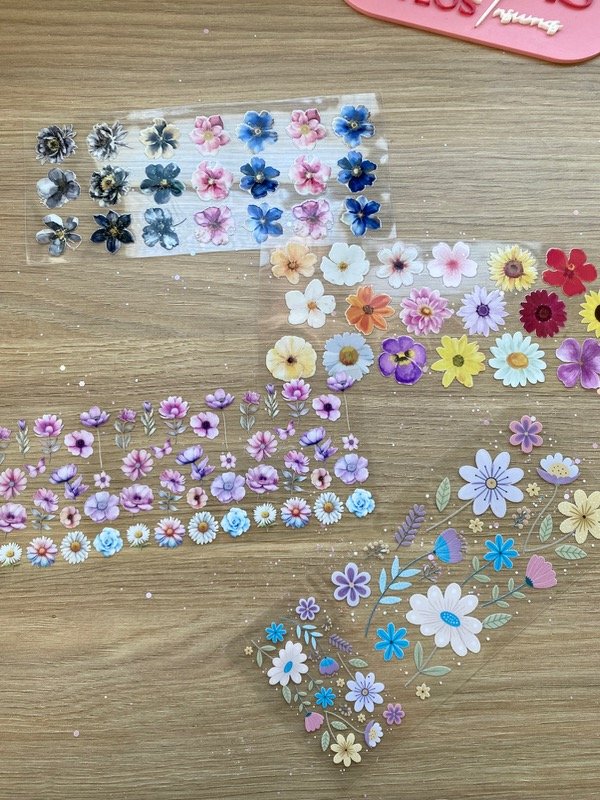 Producto - Vinilos UV dtf flores