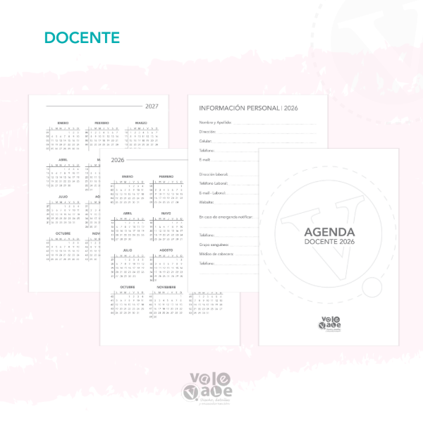 Producto - Interior AGENDA DOCENTE