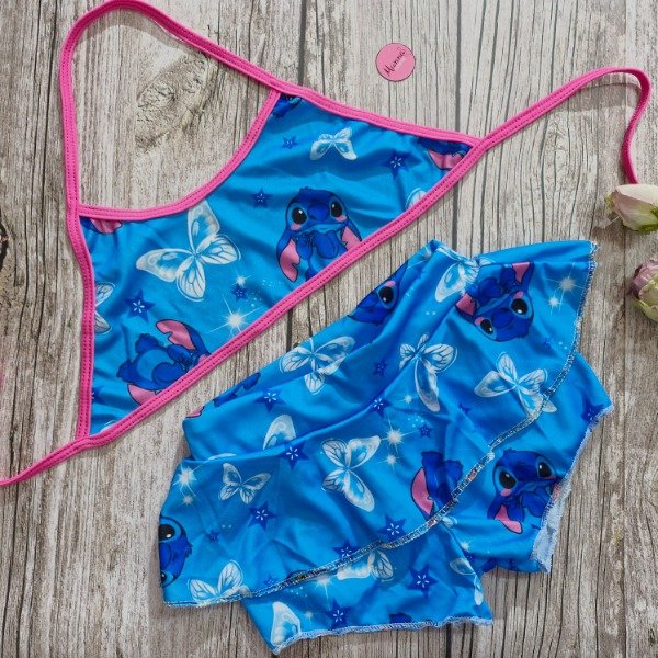 Producto - Short pollera y top- talle 12