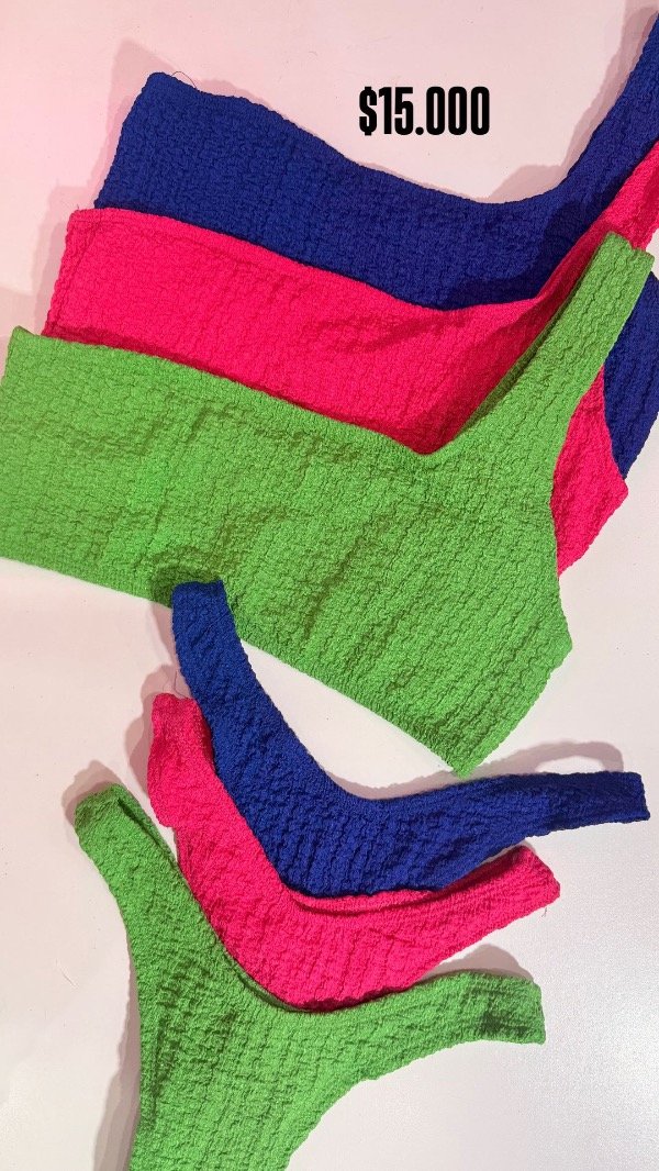 Producto - Bikini verde 1 solo hombro