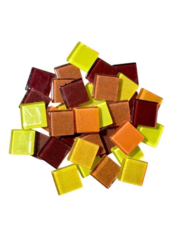 Producto - Teselas de vidrio 3 mm - 2x2 - Mix Sol