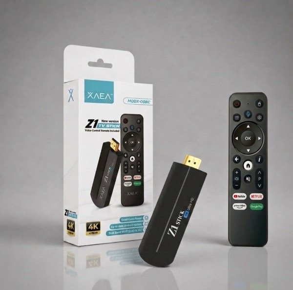 Producto - SMART TV STICK XAEA Z1 CONVERTIDOR GOOGLE TV 4K ULTRAHD CON COMANDO DE VOZ