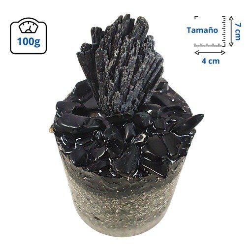 Producto - Escoba de Bruja y Turmalina Emergente Chico