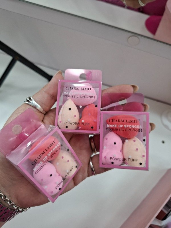 Producto - Set esponjas para corrector x3 CHARLIMIT