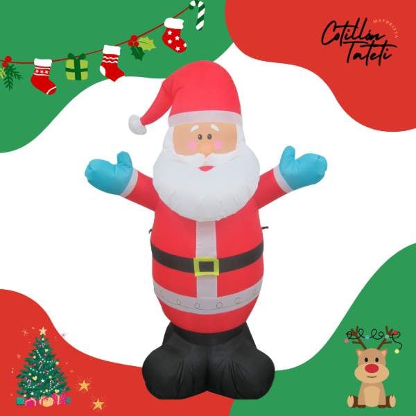 Producto - INFLABLE ABRAZO NAVIDEÑO - 1,2 mts. ALTURA - 2 Leds