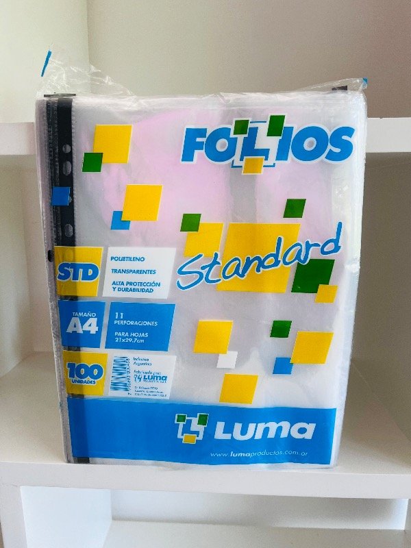 Producto - Folios A4 x100 Luma Standard