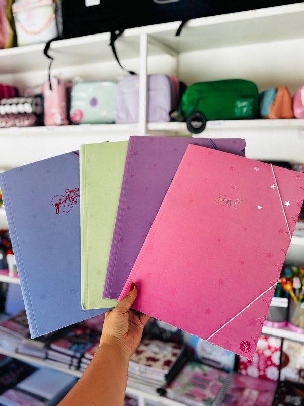 Producto - Carpetas oficio doble elástico