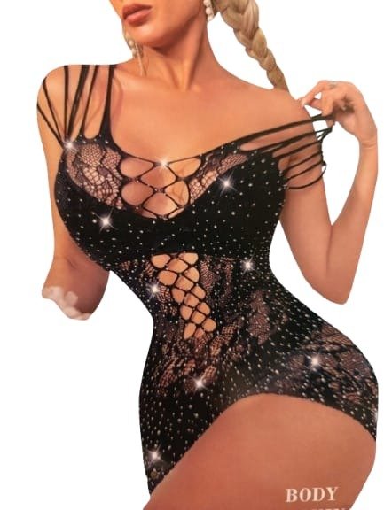 Producto - Body de Red con Strass N1497 - 0