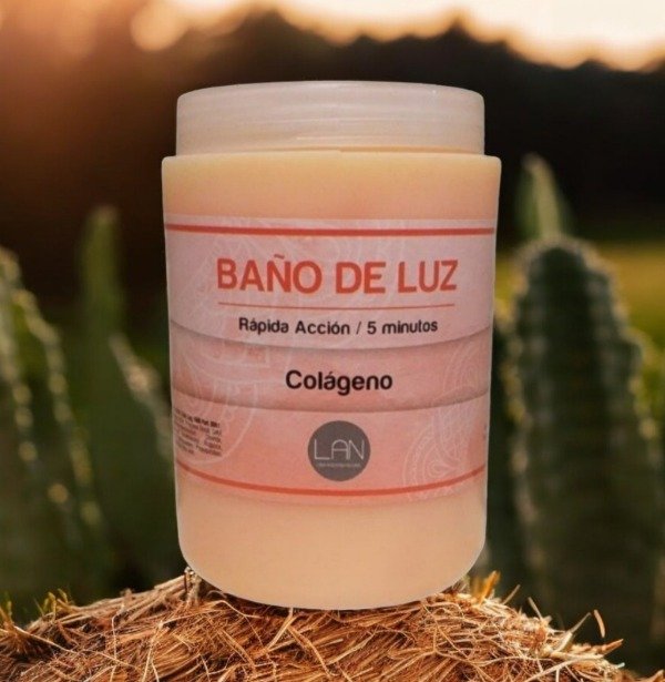 Producto - baño de crema lan de colágeno con melón x 1000 grs