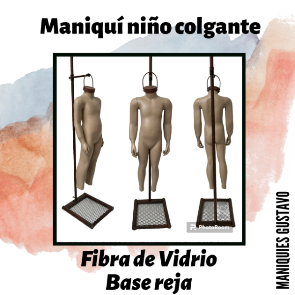 Producto - Maniquíes de niño colgantes / bases surtidas / con y sin brazos - 5