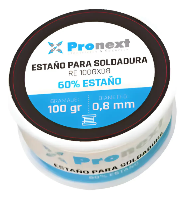 Producto - Rollo estaño 100 gr y 0.8 mm