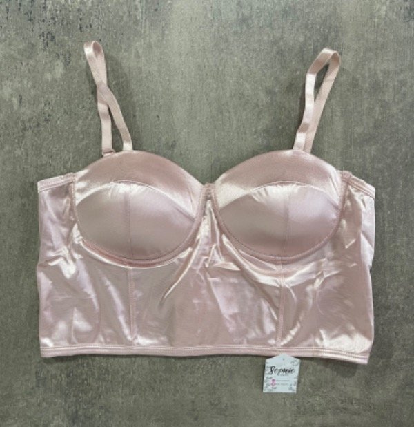 Producto - CORSET SATÉN HANA ROSA