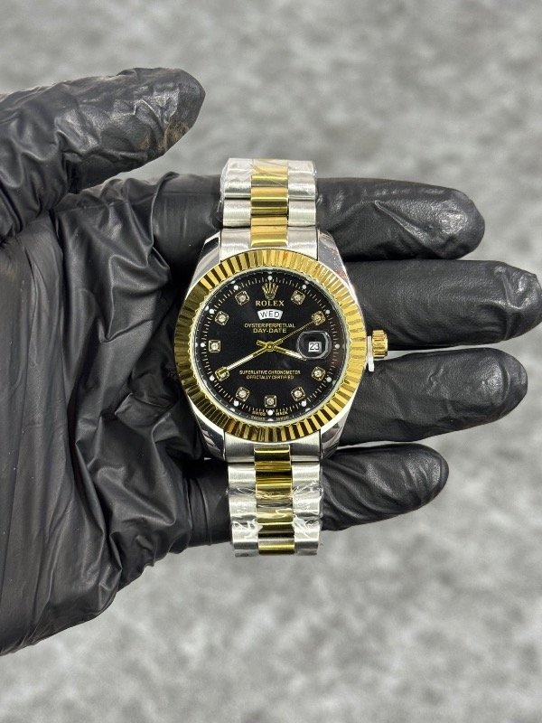Producto - ROLEX DAY-DATE 1 COMBINADO NEGRO (calidad AA)
